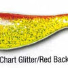 Luckie Strike Shad Minnow MC 2" 100ct Chart Glitter-Red Black