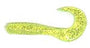 Action Bait 4" Curly Grubs 10pk Chartreuse Glitter