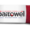 Baittowel Microfiber 15"x15" w-Clip Blood Red